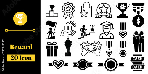 Vector Graphics : Reward Icon Set