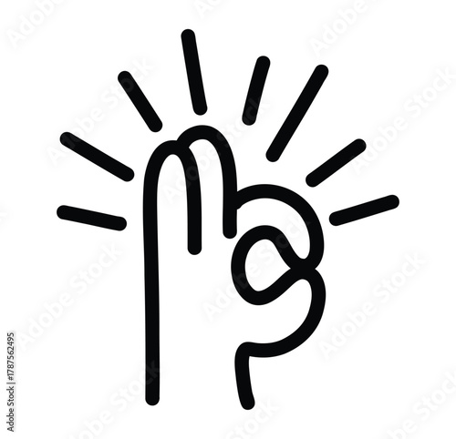 A hand with a thumbs up sign. The hand is pointing to the sky. Concept of approval and positivity