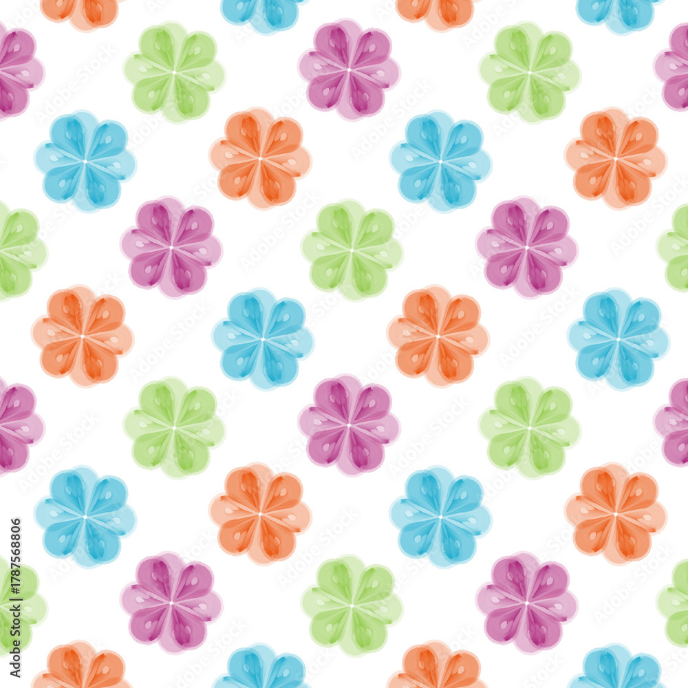 Obraz premium seamless pattern with flowers