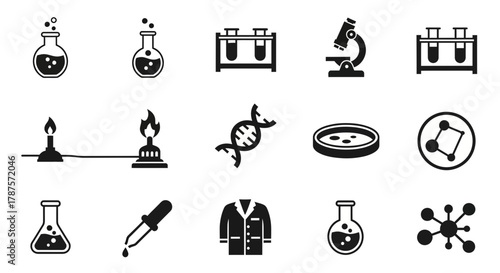 Science and Laboratory Icons