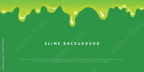 Slime background of Modern poster, dynamic splashes and drops. Vector illustration in a flat style of minimalism	