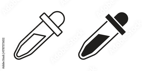 Color picker icon for web design, mobile apps