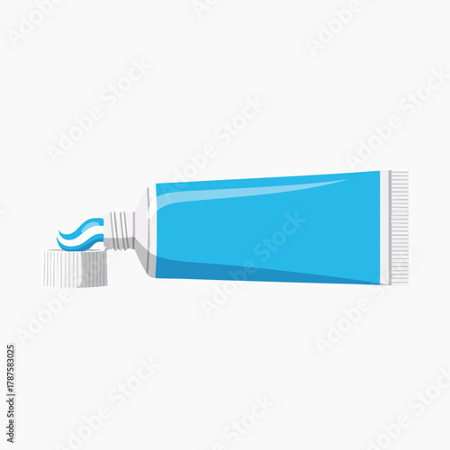 a toothpaste tube