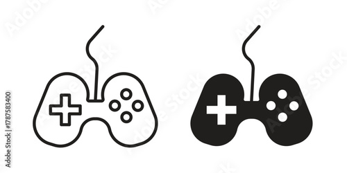 Gameplay icon for web design, mobile apps