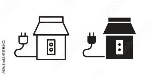 Garbage disposal icon for web design, mobile apps