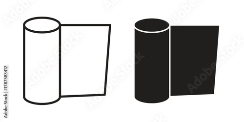 Gauze icon for web design, mobile apps