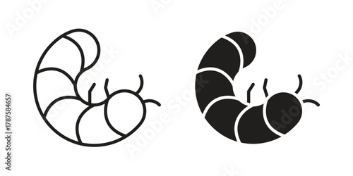 Grub icon for web design, mobile apps