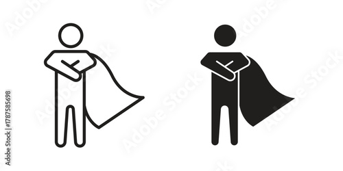 Hero icon for web design, mobile apps