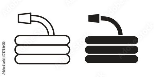 Hose icon for web design, mobile apps