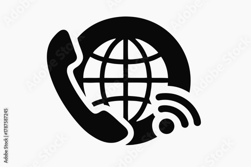 Global communication and internet concept vector