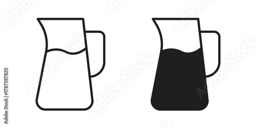 Jug icon for web design, mobile apps