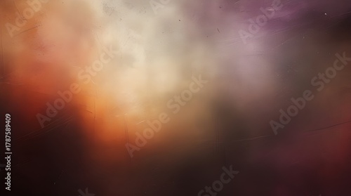 Grainy colorful warm rainbow red light leaks on black background with dust texture. abstract damaged scratched retro film analog effect for using over photos as overlay or screen filter