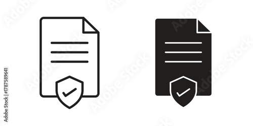 License icon for web design, mobile apps