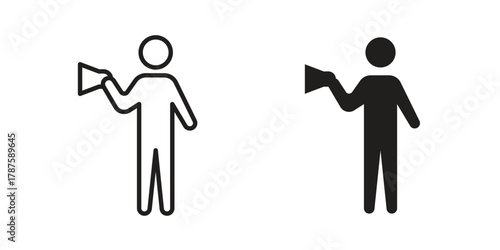 Lifeguard icon for web design, mobile apps