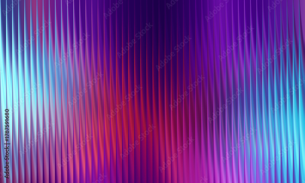 Fototapeta premium A vibrant abstract background featuring a colorful gradient across geometric vertical stripes and patterns.