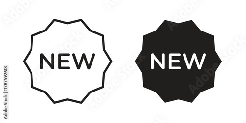 New icon for web design, mobile apps