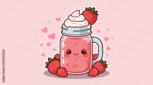 Strawberry Smoothie Delight_ai