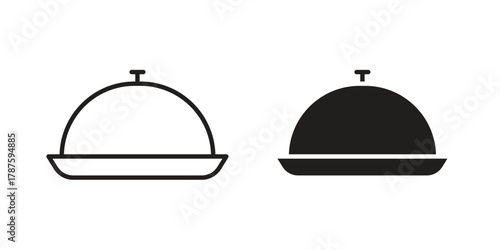 Platter icon for web design, mobile apps