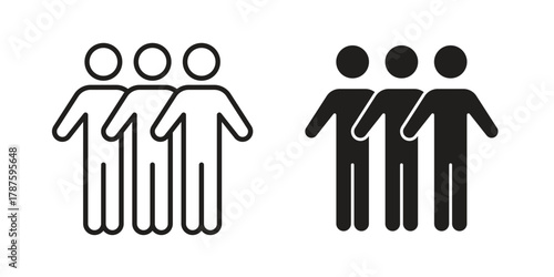 Queue icon for web design, mobile apps