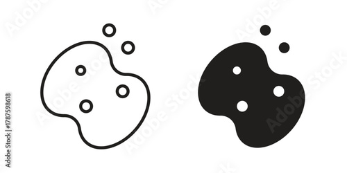 Soap cleaning icon for web design, mobile apps