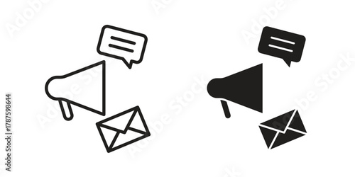 Social campaign icon for web design, mobile apps