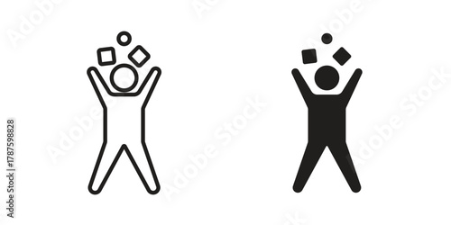 Soft skills icon for web design, mobile apps