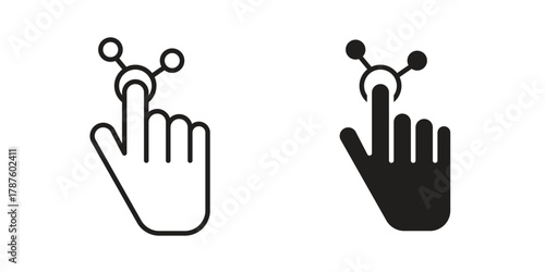 Usability icon for web design, mobile apps