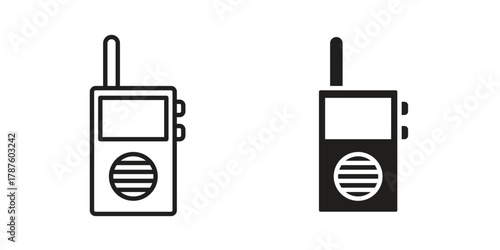 Walkie talkie icon for web design, mobile apps