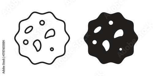White blood cell icon for web design, mobile apps