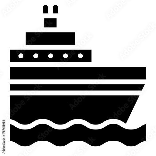 ship and boat icon water transport symbol. vessels for travel and transportation. isolated vector image