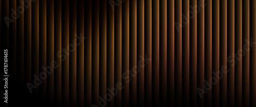 Glowing golden sunset light with summer energy. Vibrant orange and yellow gradient lines with fractal glass effect create radiant pattern full of sunshine and joy. glass effect.