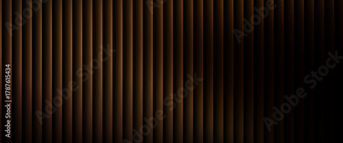 Glowing golden sunset light with summer energy. Vibrant orange and yellow gradient lines with fractal glass effect create radiant pattern full of sunshine and joy. glass effect.