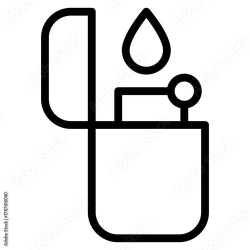 Lighter fire icon
