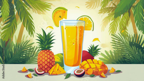 Tropical Coconut Shake_ai