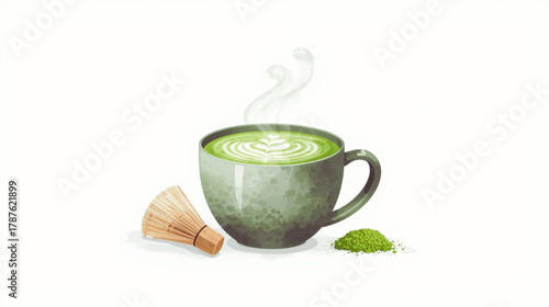 cup of green tea