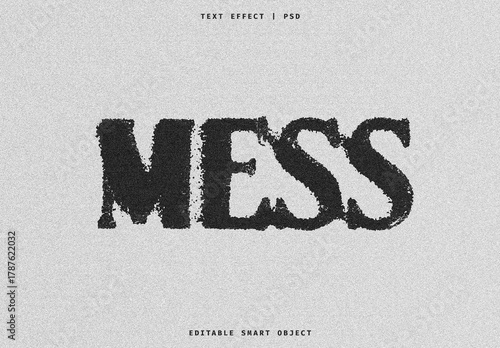 Distressed Grunge Text Effect