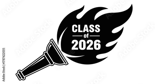 Class of  graduation year design for high school and college