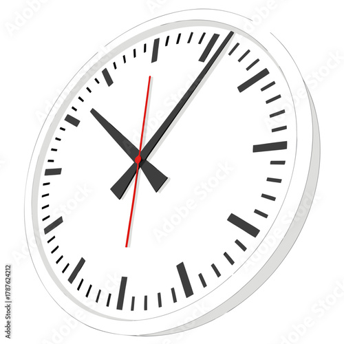 A clock showing ten past ten