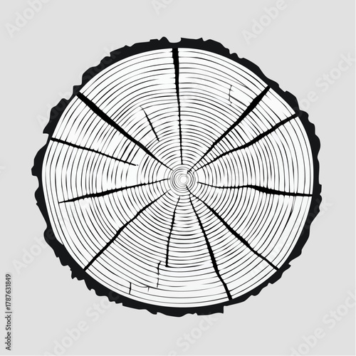 A high-contrast shot of the sharp, splintered, and fractured end grain of a large wooden plank.