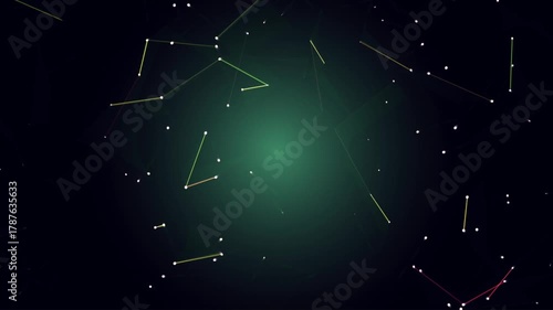 ai neural matrix motion graphic