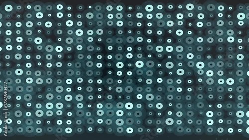 looping tech grid animation