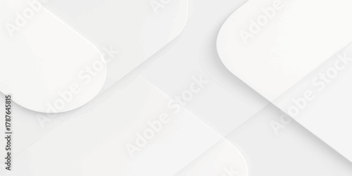 Abstract flowing organic shapes with subtle shadows and highlights creating a clean minimalist background design