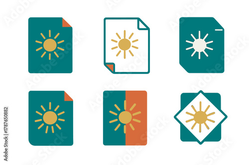 Vibrant Logo Variations. Adding a pop of color with accent walls or furniture. Set Logo of Adding a pop of color with accent walls or furniture: Statement rug