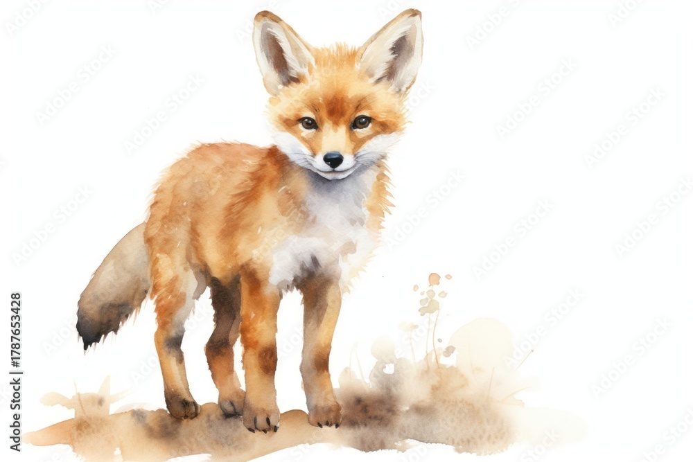 Obraz premium Wildlife animal mammal fox.