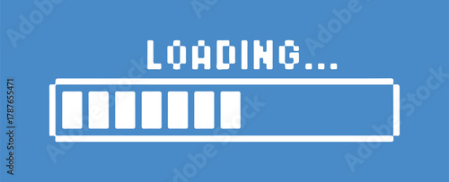 Minimal Progress Bar Loading Screen Design