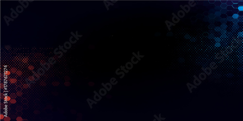 Abstract blue binary code motion flash ray effect in dark digital space design