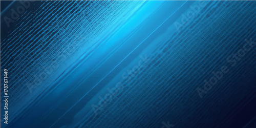 Abstract deep blue ocean water texture with futuristic light lines and wave pattern