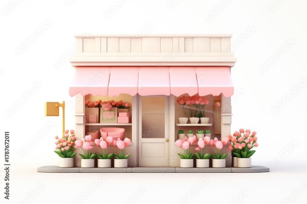 Fototapeta premium Flower plant food shop.