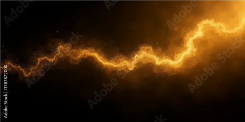 Abstract fire and smoke backgrounds with lightning in a dark summer storm cloudscape