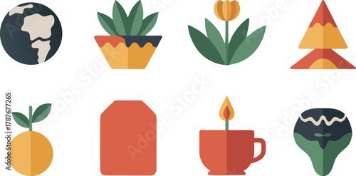 Paper Cut Symbol Collection